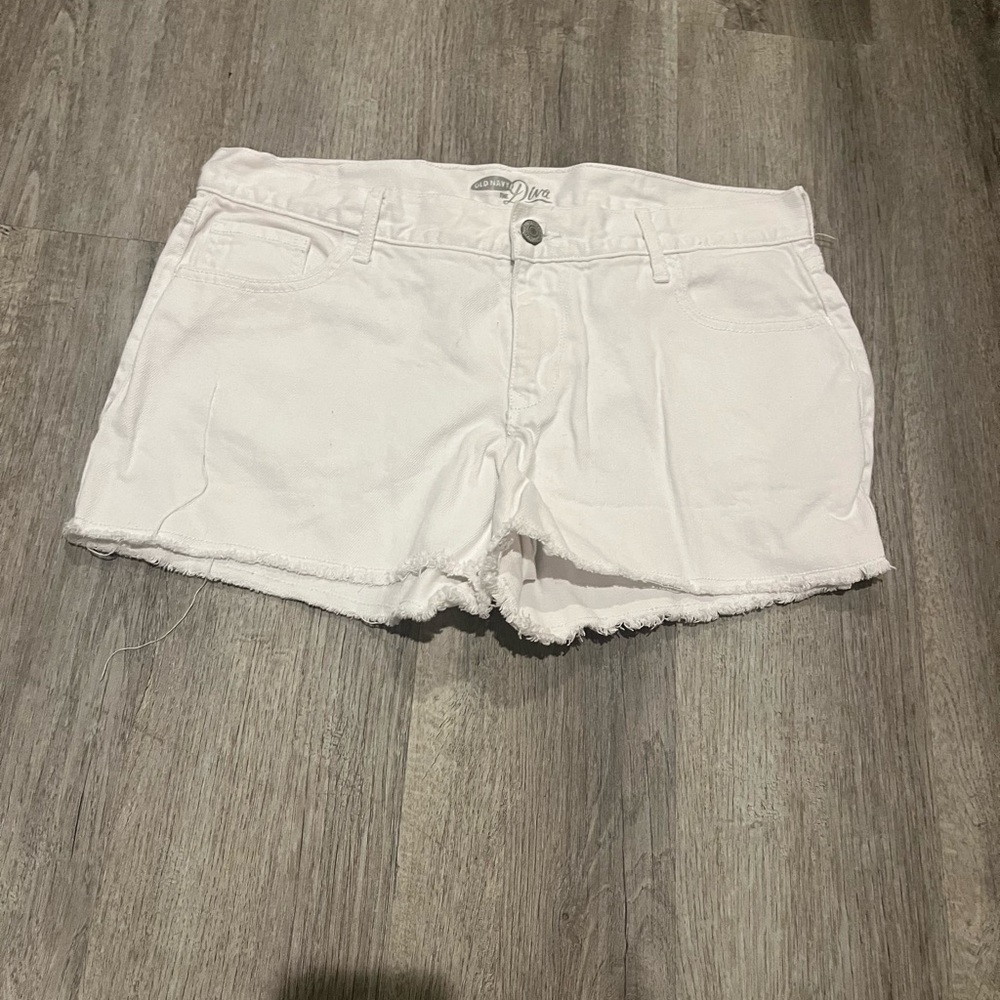 Old Navy Women's White Jean Shorts